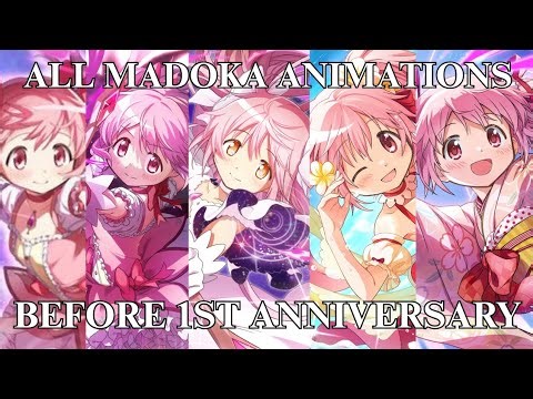 All Madoka Unit Animations Before 1st Anniversary (Magia Exedra)
