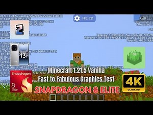 Minecraft Java 1.21.5 | Fast to Fabulous Graphics Test | Snapdragon 8 Elite | iQOO 13