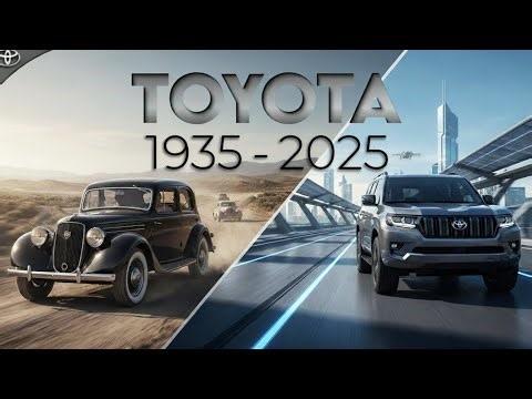 Toyota Cars Transformation | 1935 - 2025 Evolution in 3 Minutes