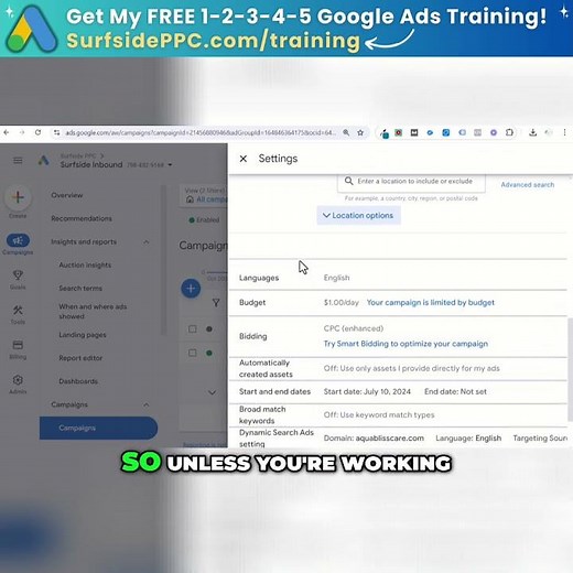 Setting Location Targeting Properly in Google Ads