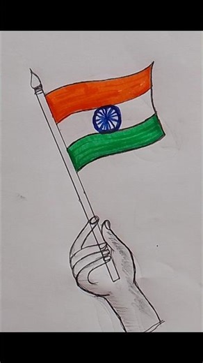 #drawing flag easy tutorial