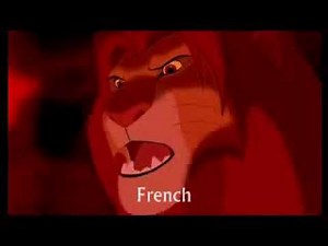 The Lion King - Run Away, Scar (One Line, 23 languages)