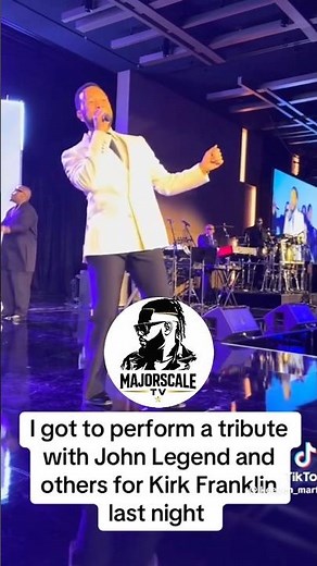 John Legend singing Kirk Franklin he’s able 🎤🎵🎶