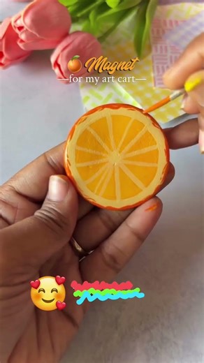 “DIY Fruit Fridge Magnets 🍓 | Easy & Cute Home Decor Idea 😍”#DIY #FridgeMagnet #FruitCraft #EasyDIY