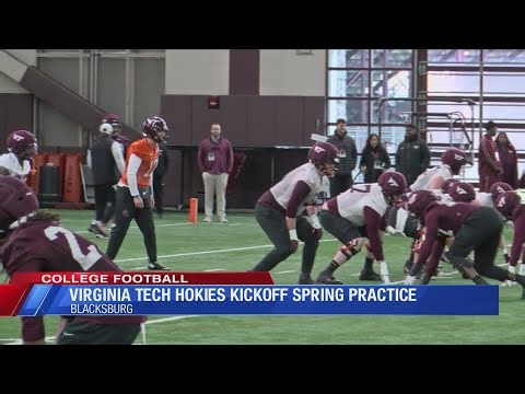 Virginia Tech kicks off spring football practice