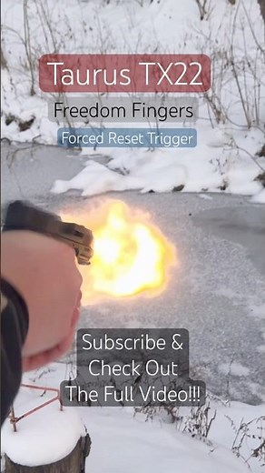 Taurus TX22 Freedom Fingers Forced Reset Trigger FRT Subscribe and check out the full video! TY!!!
