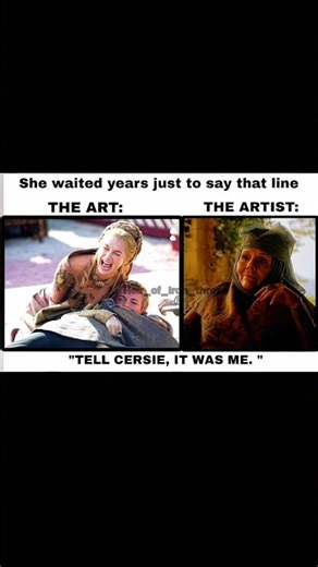 "Tell cersie, it was me"💀 #gameofthrones #got #memes