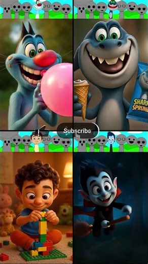 Sprunki #396 🍿 My Sprunki OC Oggy & Cockroch Phase 4 Inflate the balloon Challenge Meme!