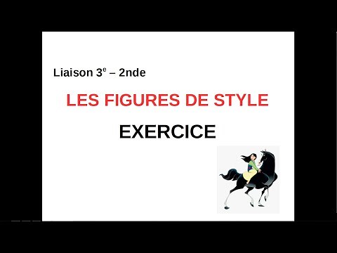 Exercice sur les figures de style