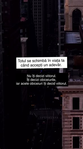 𝓣𝓾𝓵𝔂𝓪 | Pentru femei care vor ceva al lor. on Instagram: "Totul pornește de la ce faci zilnic, nu de la ce visezi. 1. Nu îți construiești viitorul într-o zi specială. Îl construiești în zilele obișnuite, când ești obosită, când ai copii de rezolvat, muncă, griji și totuși alegi să nu renunți la tine. 2. Obiceiurile tale spun adevărul despre direcția ta. Nu ce spui că vrei. Ci ce faci constant. Ce înveți. Ce testezi. Ce lași pe mâine. 3. Schimbarea nu cere curaj uriaș. Cere consecvență. Câte