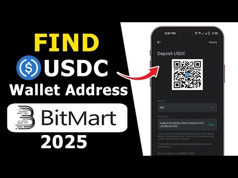 How to Find USDC Wallet Address on Bitmart Exchange