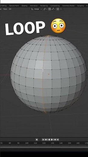 How to Loop Select in Blender 😳 #shorts