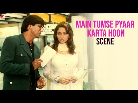 Main Tumse Pyaar Karta Hoon | Scene | Dil To Pagal Hai | Akshay Kumar, Madhuri Dixit | Yash Chopra