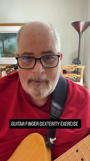 Guitar Finger Dexterity Exercise. 5 mins per day and in 2-3 weeks you should start to see dexterity improvement. #guitarexercise #guitarlessons #guitarlife | HomeTracks