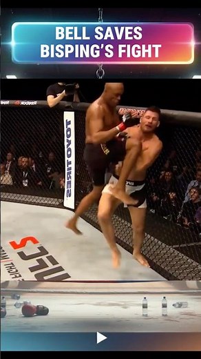 Bell Saves Bisping’s Fight #ufc