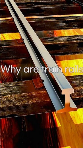 What happens if train tracks aren't I-shaped? #engineering #physics #education