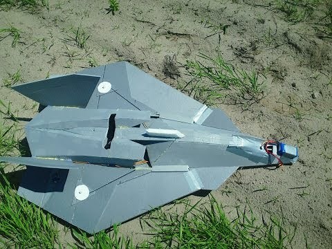 F/A-37 RC Talon prototype , test flight 01, CoG and trimming