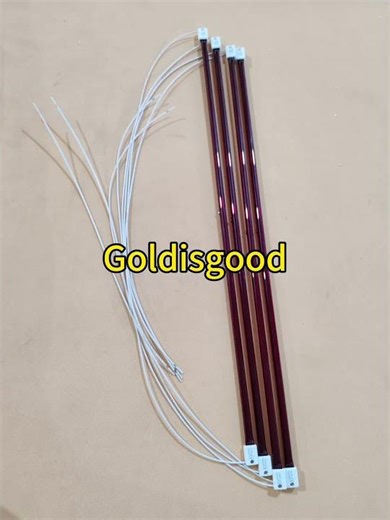 Ruby halogen infrared lamps 1200w 240v 700mm short wave for paint curing lamps