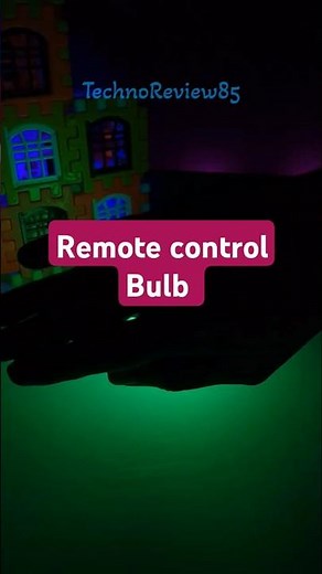 Remote control RGB colour changing Bulb #technoreview85