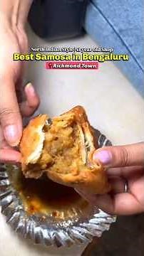Best North Indian Style Samosa in Bangalore| Sudha Chaats #bangalore