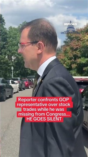 GOP Congressman GOES SILENT When Asked about Stock Trades while MISSING!!!