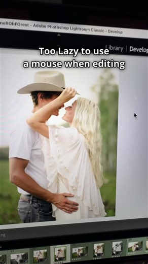 Antonio - Wedding & Engagement Photographer on Instagram: "Your too lazy to use your hands...⁠ ⁠ (me too)⁠ ⁠ ⁠ ⁠ #lightroomtips #photoediting #lightroomclassic #workflow #learnphotography #editing #australianphotographer #photographytips #lightroomhacks #photoshop #weddingphotography #engagementphotography #lightroom⁠"