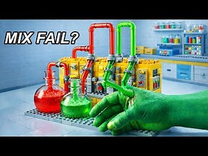 Unbelievable LEGO Machine Mixing Mysterious Chemical Solutions