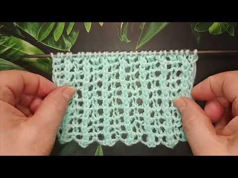 A Stunning Knitting Pattern in Just 2 Rows!