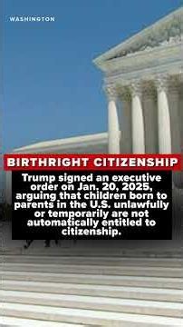 Supreme Court strikes down Trump's order to end birthright citizenship