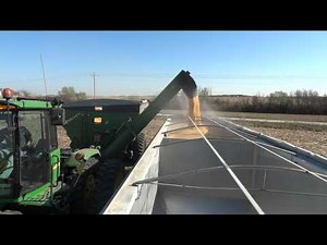 Grain Cart unloading, 1000 Bushel of corn unloaded in under 2 minutes!