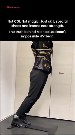 A normal human can lean 20°. MJ leaned 45° #michaeljackson #smoothcriminal #dance #viral