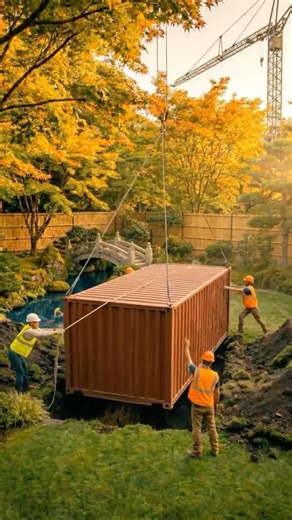 Abandoned Shipping Container → Luxury Underwater Bunker Transformation 🌊🐠