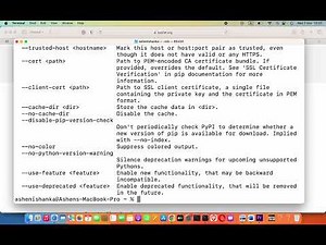 zsh: command not found: pip