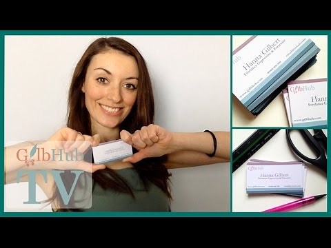 Save money: Make your own DIY business cards!