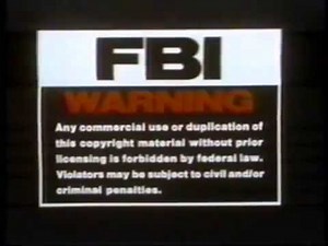 Family Home Entertainment warning screen & logo, 1983