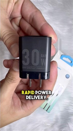 Vention 30W GaN Fast Charger — perfect for charging 2 devices at once! 🔌 #gancharger #vention