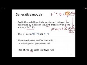 Machine Learning: Lecture 24b: Discriminative and Generative models