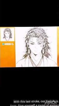 Drawing Mahesh - My Original Demon Slayer OC | Detailed Pencil Sketch