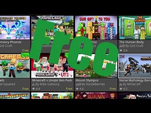 how to get free skins and maps in marketplace in minecraft