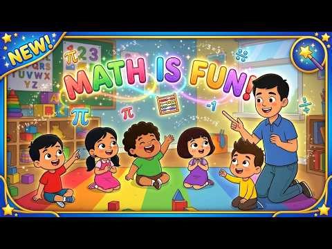 Math Is Fun! | Learning Numbers Song for Kids 🔢 | Fun Math Nursery Rhyme |Counting Song for Children
