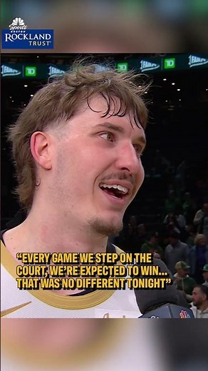 Baylor Scheierman on win vs. Magic: "Every game we step on the court, we're expected to win."