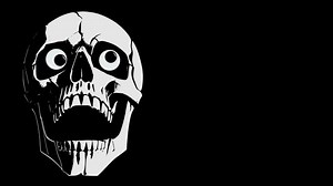 Skull, Eyes, Animation. Free Stock Video