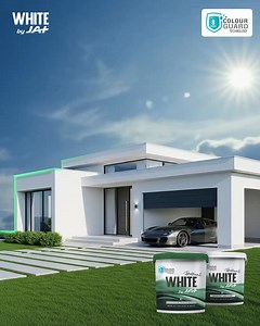 Protect your walls with WHITE by JAT ColorGuard technology—built to defend against sun, stains, and time, keeping your paint looking fresh year after year. #WHITEbyJAT #whitepaint #brilliantwhite #quickdrywallpaint #interiorpaint #exteriorpaint #JATHoldings | JAT Holdings PLC