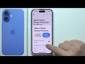 iPhone 16: How to Translate Website in Safari