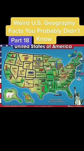 Sorry if I butchered some location names #fyp #geography #usa #facts