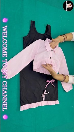 Trendy A-Line Baby Dress with Cropped Ruffle Jacket #diy #babyfashion #babydress #sewing