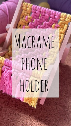 📱🧵 A chair for your phone? Yes, please! Perfect to keep your phone comfy while you work, watch, or just vibe 🌊✨ Would you want one for your desk? #macrame #macramemakers #macrameartist #taiwan #macrameaccessories #macramephoneholder #boho #hsinchu #macrameworkshop #taiwanworkshop #taiwanartist | Crafty_bodhi