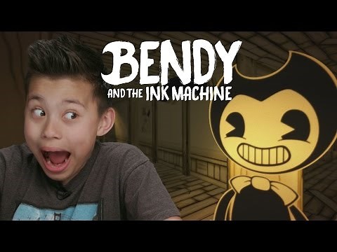 BENDY AND THE INK MACHINE!!! Scary Video Game!