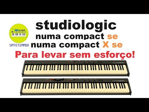 Studiologic Numa Compact X SE / SE - Para levar sem esforço!