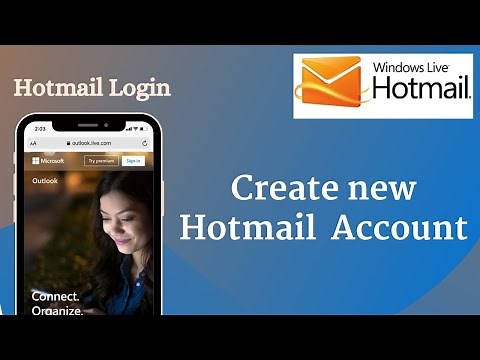 Create Hotmail Account | Make Hotmail Email Address | www.hotmail.com 2021